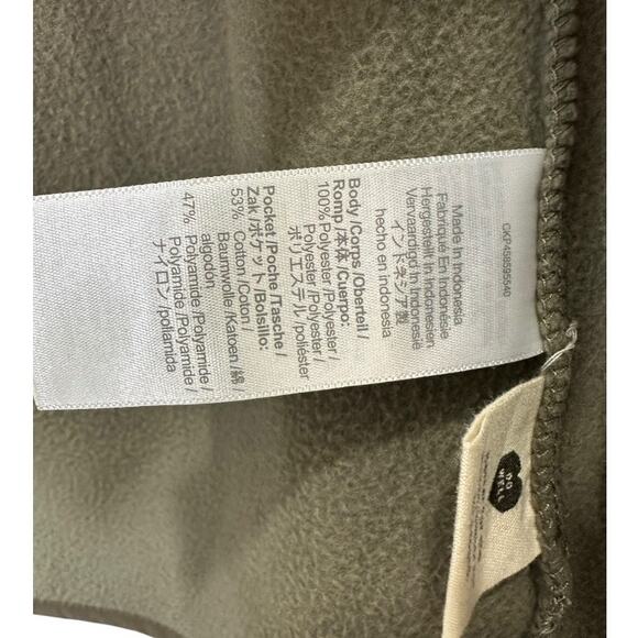 Madewell MWL Betterfleece Zip Quilted-Pocket Jacket Size Small - Picture 5 of 8